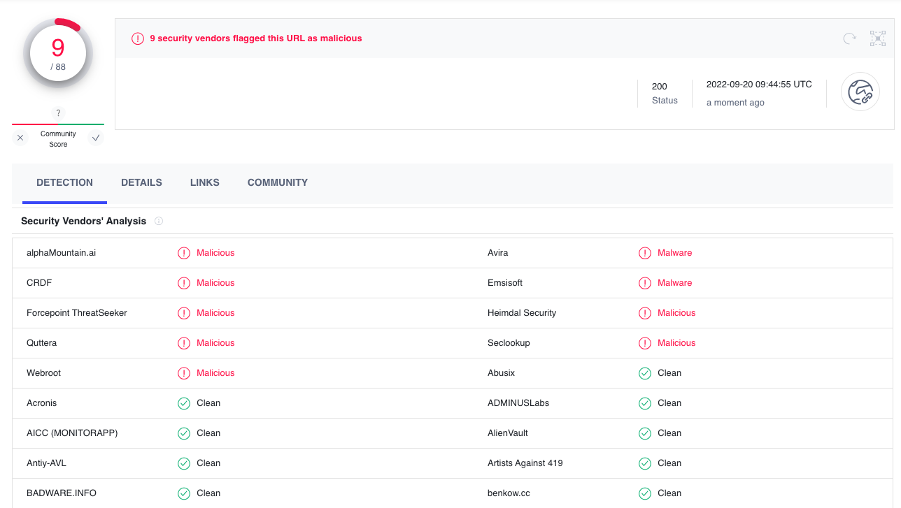 Analizar archivos dominios IPs y URL online con VirusTotal 01