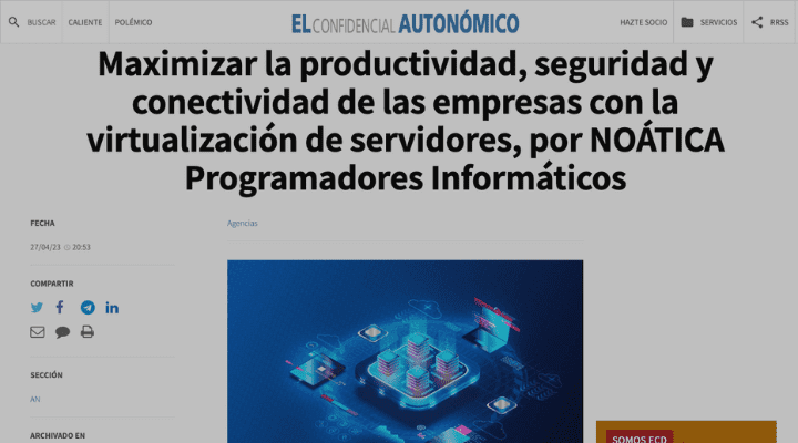 Maximizar la productividad, seguridad y conectividad de las empresas con la virtualización de servidores