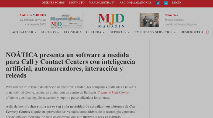 software a medida para Call y Contact Centers con inteligencia artificial, automarcadores, interacción y releads